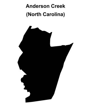 Anderson Deresi (Kuzey Carolina) boş ana hat haritası