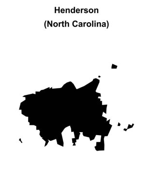 Henderson (Kuzey Carolina) boş ana hat haritası