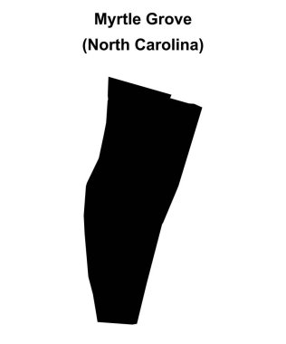 Myrtle Grove (Kuzey Carolina) boş ana hat haritası
