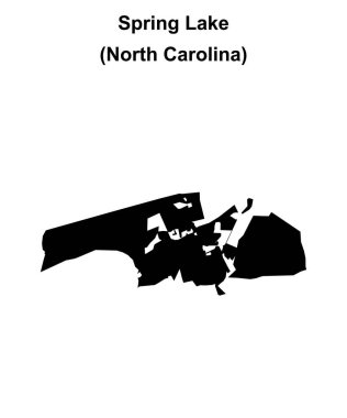 Spring Lake (Kuzey Carolina) boş ana hat haritası