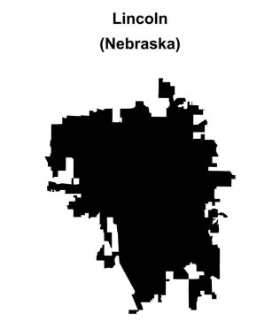 Lincoln (Nebraska) boş ana hat haritası