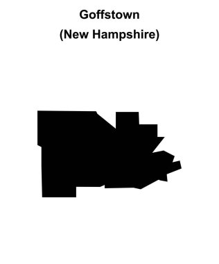 Goffstown (New Hamshire) boş ana hat haritası