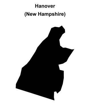 Hanover (Yeni Hamshire) boş ana hat haritası