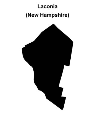 Laconia (Yeni Hamshire) boş ana hat haritası