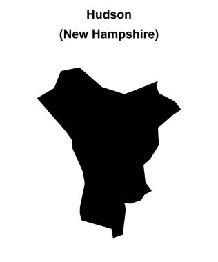 Hudson (New Hamshire) boş ana hat haritası