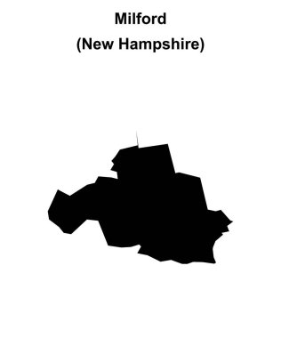 Milford (Yeni Hamshire) boş ana hat haritası