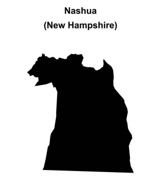 Nashua (Yeni Hamshire) boş ana hat haritası