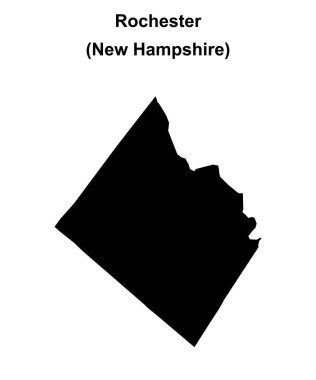 Rochester (New Hamshire) boş ana hat haritası