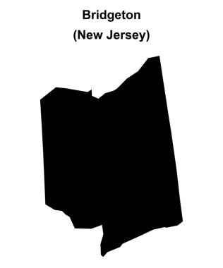 Bridgeton (New Jersey) boş ana hat haritası