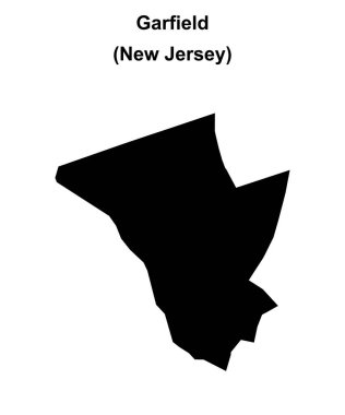 Garfield (New Jersey) boş ana hat haritası