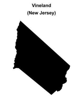 Vineland (New Jersey) boş ana hat haritası