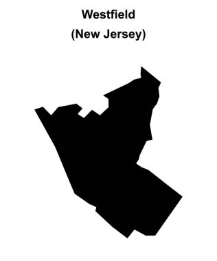 Westfield (New Jersey) boş ana hat haritası