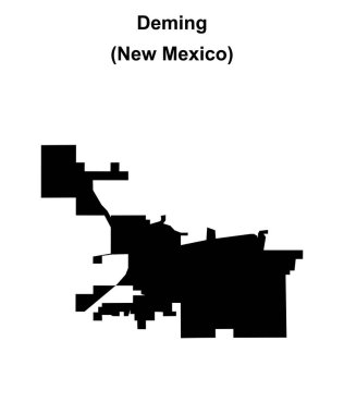 Deming (New Mexico) boş ana hat haritası