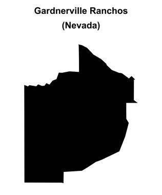 Gardnerville Rançoları (Nevada) boş ana hat haritası