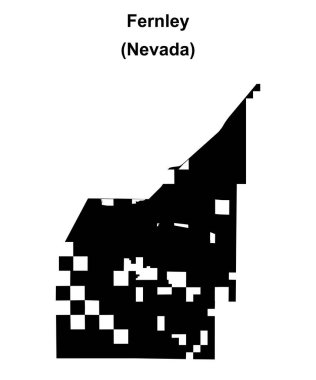 Fernley (Nevada) boş ana hat haritası