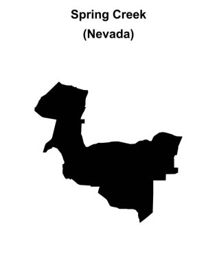 Spring Creek (Nevada) boş ana hat haritası