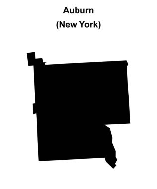 Auburn (New York) boş ana hat haritası