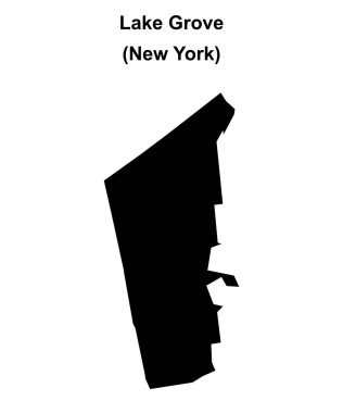 Grove Gölü (New York) boş ana hat haritası