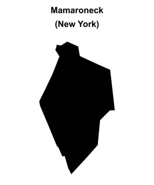 Mamaroneck (New York) boş ana hat haritası