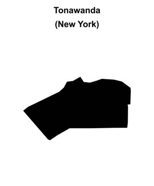 Tonawanda (New York) boş ana hat haritası