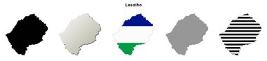 Lesotho ana hat haritası ayarlandı
