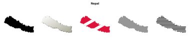 Nepal ana hat haritası seti