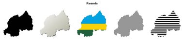 Ruanda ana hat haritası seti