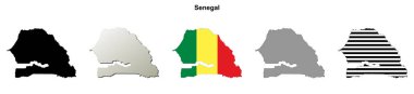 Senegal anahat harita seti