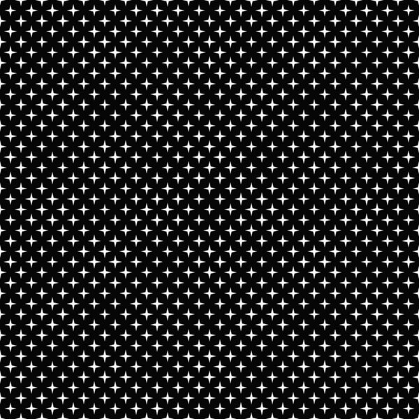 Monochrome seamless star pattern background design - abstract geometrical vector illustration