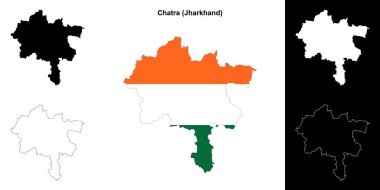 Chatra ilçesi (Jharkhand) ana hat haritası ayarlandı