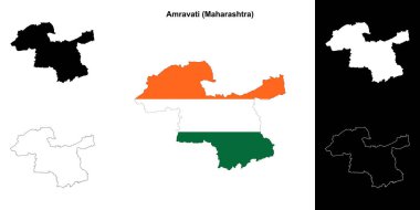Amravati ilçesi (Maharashtra) ana hat haritası belirlendi