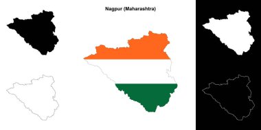 Nagpur ilçesi (Maharashtra) ana hat haritası belirlendi