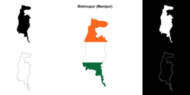 Bishnupur ilçesi (Manipur) ana hat haritası ayarlandı