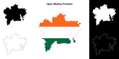 Ujjain ilçesi (Madhya Pradesh) ana hat haritası belirlendi