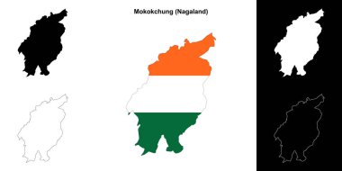 Mokokchung ilçesi (Nagaland) ana hat haritası ayarlandı