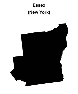 Essex County (New York) boş ana hat haritası