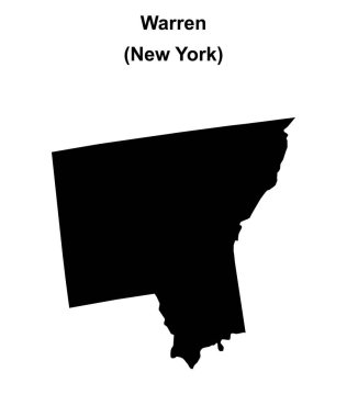 Warren County (New York) boş ana hat haritası