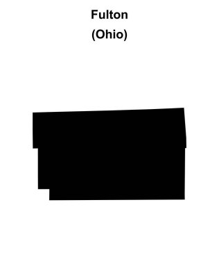 Fulton County (Ohio) boş ana hat haritası