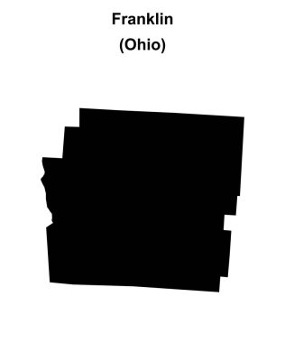 Franklin County (Ohio) boş ana hat haritası