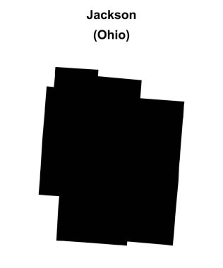 Jackson County (Ohio) boş ana hat haritası