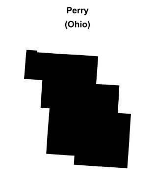 Perry County (Ohio) boş ana hat haritası