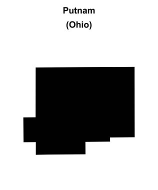 Putnam İlçesi (Ohio) boş ana hat haritası