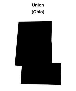 Union County (Ohio) boş ana hat haritası