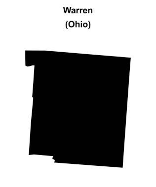 Warren County (Ohio) boş ana hat haritası