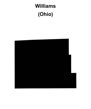 Williams County (Ohio) boş ana hat haritası