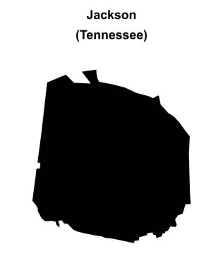 Jackson County (Tennessee) boş ana hat haritası