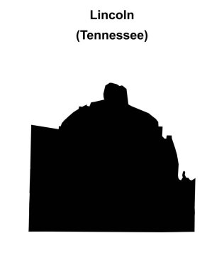Lincoln County (Tennessee) boş ana hat haritası