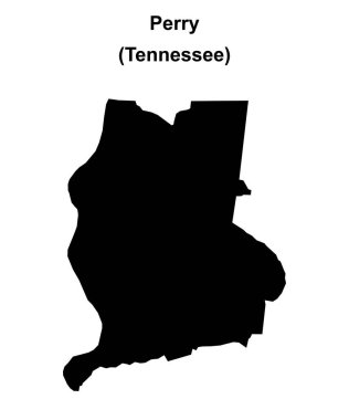 Perry County (Tennessee) boş ana hat haritası