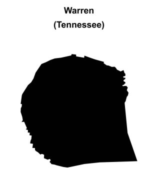 Warren County (Tennessee) boş ana hat haritası