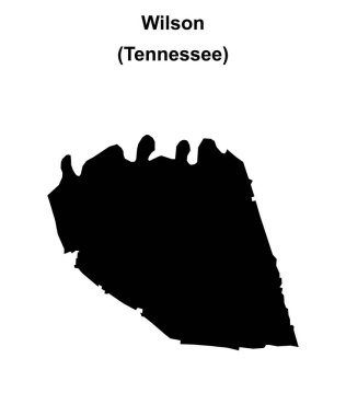 Wilson County (Tennessee) boş ana hat haritası